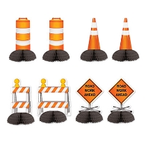 Construction Mini Centerpieces for a New Driver Themed Party