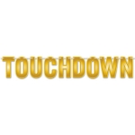 Gold Touchdown Streamer