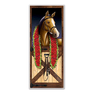 Horse Racing Door Cover 