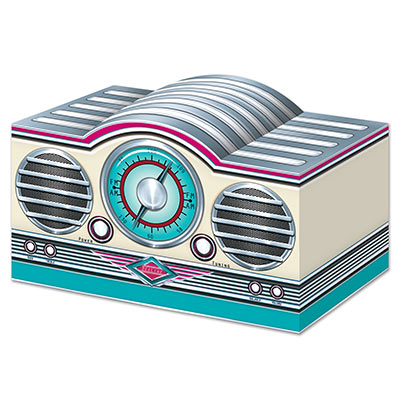 3-D Rock & Roll Radio Centerpiece for a 50s Themed Party
