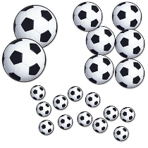 Soccer Ball Cutouts for a Sports Themed Party