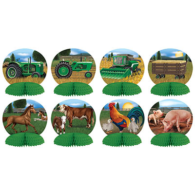 Farm Animals Mini Centerpieces for a Farm Themed Birthday Party