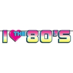 I Love The 80's Streamer for a Themed Party