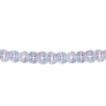 Iridescent Garland for New Year's Eve Hanging Decoration