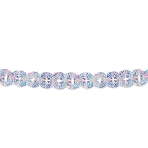 Iridescent Garland for New Year's Eve Hanging Decoration