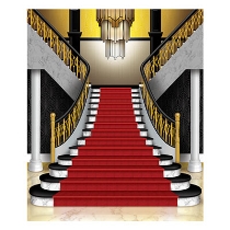 Grand Staircase Instant Mural Photo Prop