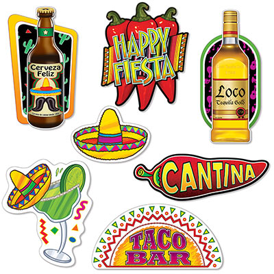Fiesta Cutouts for wall decorations