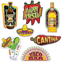 Fiesta Cutouts for wall decorations