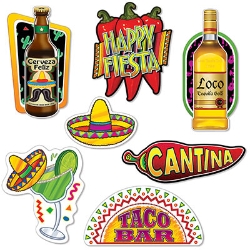Fiesta Cutouts for wall decorations