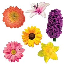 Flower Cutouts for a summer party