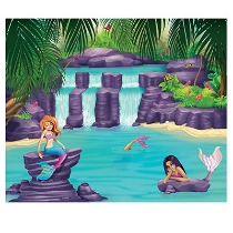 Mermaid Lagoon Instant Mural 