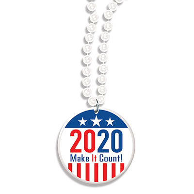 Beads w/"2020" Make It Count! Medallion