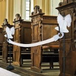 Tissue Aisle Marker wedding decoration 