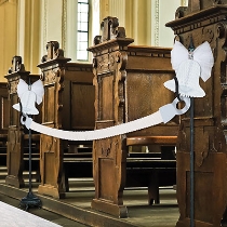 Tissue Aisle Marker wedding decoration 
