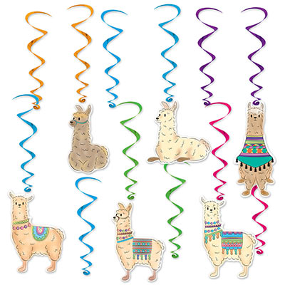 Llama Whirls for a themed party