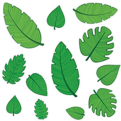 Tropical Leaf Cutouts for a Luau