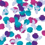 Mermaid Deluxe Sparkle Confetti made of metallic material for a luau event.