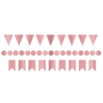 Foil Mini Streamer Kit (Pack of 12) Foil Mini Streamer Kit, streamer, decoration, rose gold, baby shower, wholesale, inexpensive, bulk