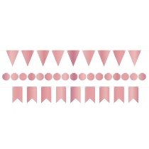 Foil Mini Streamer Kit (Pack of 12) Foil Mini Streamer Kit, streamer, decoration, rose gold, baby shower, wholesale, inexpensive, bulk