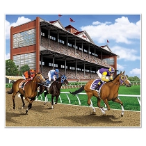 Horse Racing Insta-Mural Photo Op (Pack of 6) Horse Racing Insta-Mural Photo Op, horse racing, derby day, photo, decoration, wholesale, inexpensive, bulk