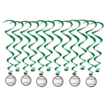 Baseball Whirls (Pack of 72) Baseball Whirls, baseball, whirl, decoration, sports, wholesale, inexpensive, bulk