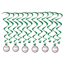Baseball Whirls (Pack of 72) Baseball Whirls, baseball, whirl, decoration, sports, wholesale, inexpensive, bulk