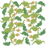 Dinosaur Deluxe Sparkle Confetti (Pack of 12) Dinosaur Deluxe Sparkle Confetti, dinosaur, decoration, confetti, birthday, wholesale, inexpensive, bulk
