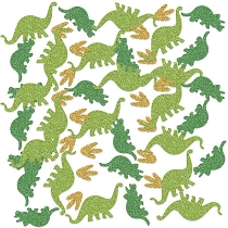 Dinosaur Deluxe Sparkle Confetti (Pack of 12) Dinosaur Deluxe Sparkle Confetti, dinosaur, decoration, confetti, birthday, wholesale, inexpensive, bulk