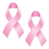 DISC-Jumbo Pink Ribbon Cutouts (Pack of 24) Jumbo Pink Ribbon Cutouts, pink ribbon, breast cancer, october, pink, decoration, wholesale, inexpensive, bulk