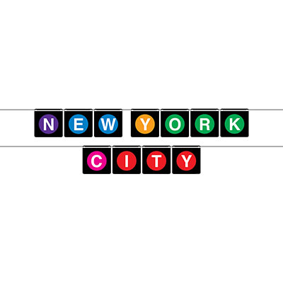New York City Streamer (Pack of 12) New York City Streamer, New York City, streamer, around the world, prom, new years eve, decoration, wholesale, inexpensive, bulk