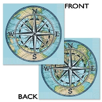Bon Voyage Luncheon Napkins (Pack of 192) Bon Voyage Luncheon Napkins, bon voyage, napkins, around the world, prom, new year's eve, wholesale, inexpensive, bulk