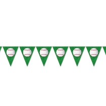 Baseball Pennant Banner (Pack of 12) Baseball Pennant Banner, baseball, pennant, banner, decoration, sports, wholesale, inexpensive, bulk