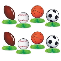 Sports Ball Mini Centerpieces (Pack of 96) 