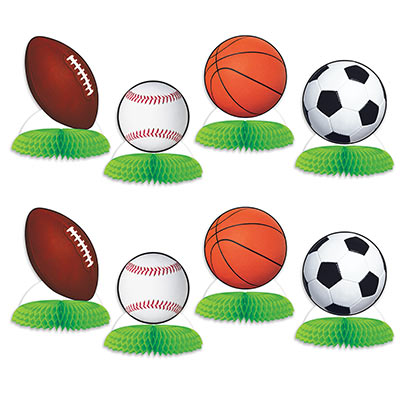 Sports Ball Mini Centerpieces (Pack of 96) 
