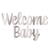 Foil Welcome Baby Streamer (Pack of 12) Foil Welcome Baby Streamer, welcome baby, baby shower, streamer, decoration, wholesale, inexpensive, bulk
