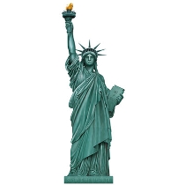 Jointed Statue Of Liberty (Pack of 12) Jointed Statue Of Liberty, statue of liberty, decoration, around the world, new year's eve, prom, wholesale, inexpensive, bulk