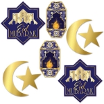 Foil Ramadan Cutouts (Pack of 96) Foil Ramadan Cutouts, Ramadan, cutouts, decoration, wholesale, inexpensive, bulk