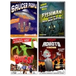 50's B-Movie Drive-In Poster Cutouts (Pack of 48) 50's B-Movie Drive-In Poster Cutouts, 50's, b-movie, drive-in, poster, decoration, wholesale, inexpensive, bulk