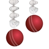 DISC - Cricket Ball Danglers (Pack of 24) Cricket Ball Danglers, cricket, cricket ball, danglers, decoration, sports, wholesale, inexpensive, bulk