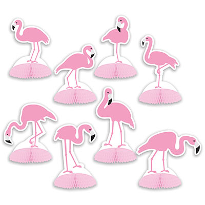 Flamingo Mini Centerpieces (Pack of 96) Flamingo Mini Centerpieces, flamingo, centerpiece, luau, decoration, wholesale, inexpensive, bulk