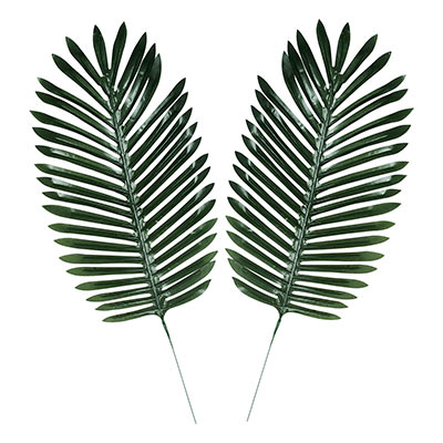 Fabric Fern Palm Leaves (Pack of 12) Fabric Fern Palm Leaves, fern palm leaves, leaves, decoration, jungle, new years eve, wholesale, inexpensive, bulk