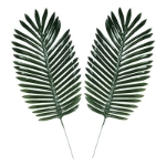 Fabric Fern Palm Leaves (Pack of 12) Fabric Fern Palm Leaves, fern palm leaves, leaves, decoration, jungle, new year's eve, wholesale, inexpensive, bulk