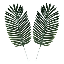 Fabric Fern Palm Leaves (Pack of 12) Fabric Fern Palm Leaves, fern palm leaves, leaves, decoration, jungle, new year's eve, wholesale, inexpensive, bulk