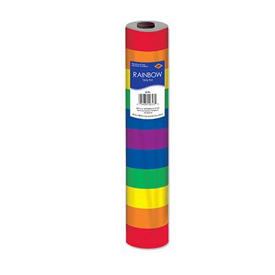 Rainbow Table Roll (Pack of 1) Rainbow Table Roll, rainbow, pride, table roll, decoration, new years eve, wholesale, inexpensive, bulk