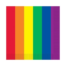 Rainbow Luncheon Napkins (Pack of 192) Rainbow Luncheon Napkins, rainbow, napkins, wholesale, pride, inexpensive, bulk