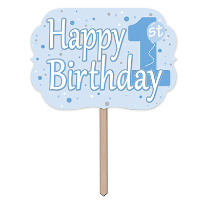 1st Birthday Yard Sign (Pack of 6) 1st Birthday Yard Sign, 1st birthday, yard sign, decoration, birthday, wholesale, inexpensive, bulk