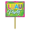 Luau Party Yard Sign (Pack of 6) Luau Party Yard Sign, luau party, yard sign, decoration, wholesale, inexpensive, bulk