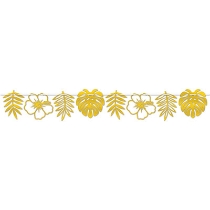 Foil Die-Cut Floral Streamer (Pack of 12) Foil Die-Cut Floral Streamer, floral, streamer, decoration, luau, wholesale, inexpensive, bulk