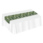 Palm Leaf Fabric Table Runner (Pack of 12) Palm Leaf Fabric Table Runner, leaf, tropical, table runner, decoration, beach, luau, wholesale, inexpensive, bulk