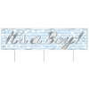 Plastic Jumbo Its A Boy! Yard Sign (Pack of 6) Plastic Jumbo Its A Boy! Yard Sign, its a boy, yard sign, baby shower, decoration, wholesale, inexpensive, bulk